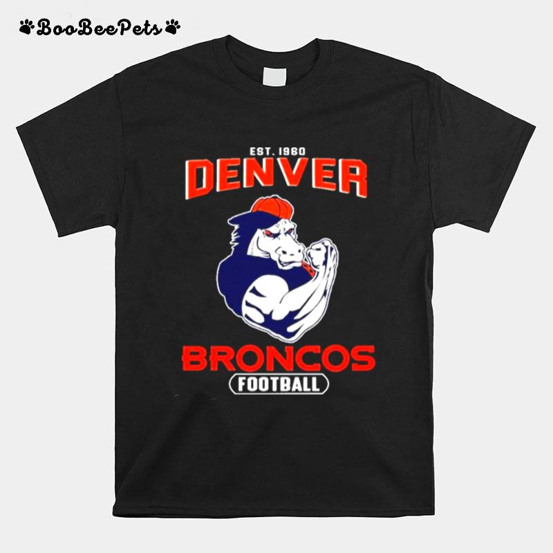 Est.1960 Denver Broncos Football T-Shirt