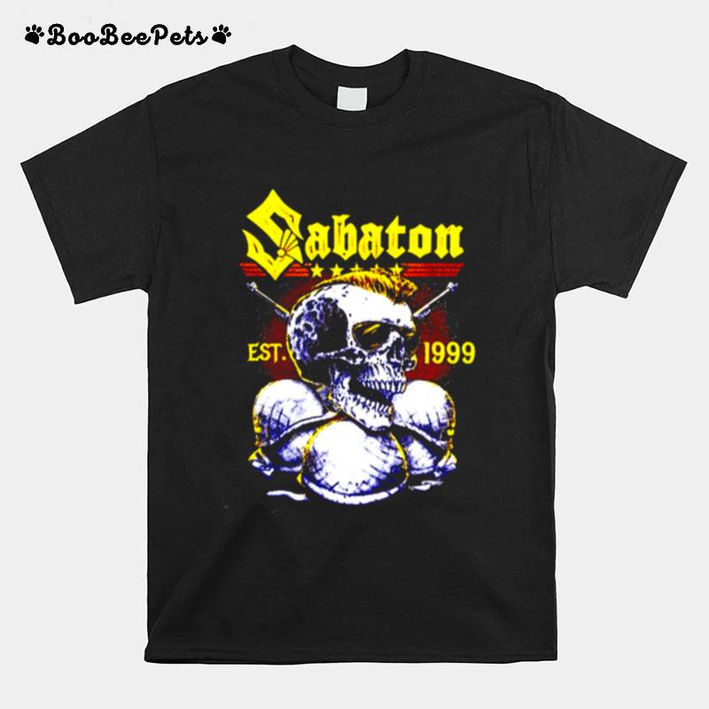 Est 1999 Gtgt Sabaton Rock Band T-Shirt