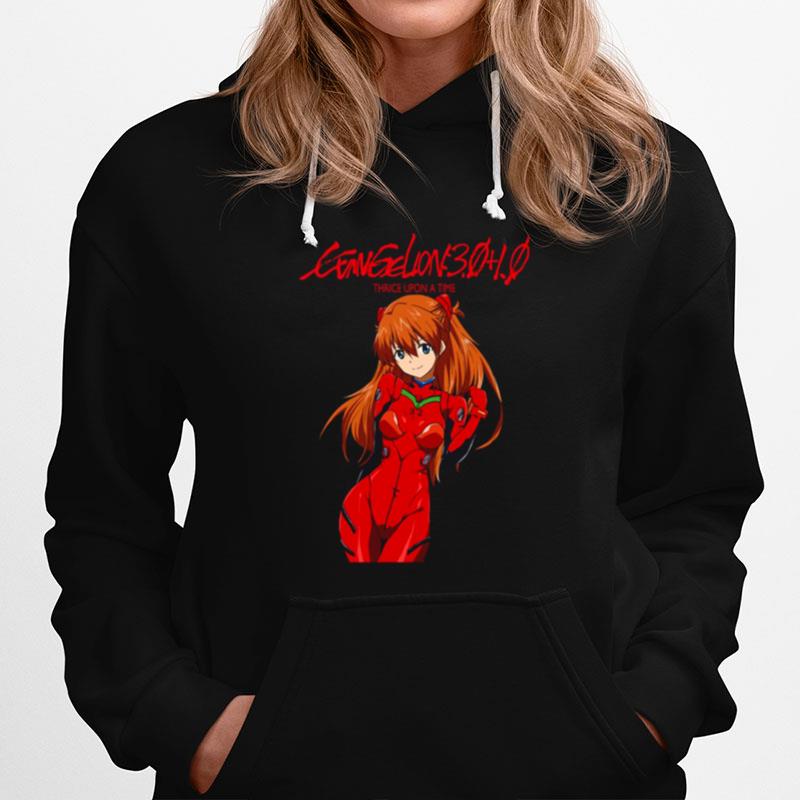 Evangelion Asuka Langley Portrait Anime Hoodie