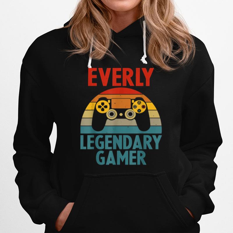 Everly Name Personalized Gaming Geek Birthday Hoodie