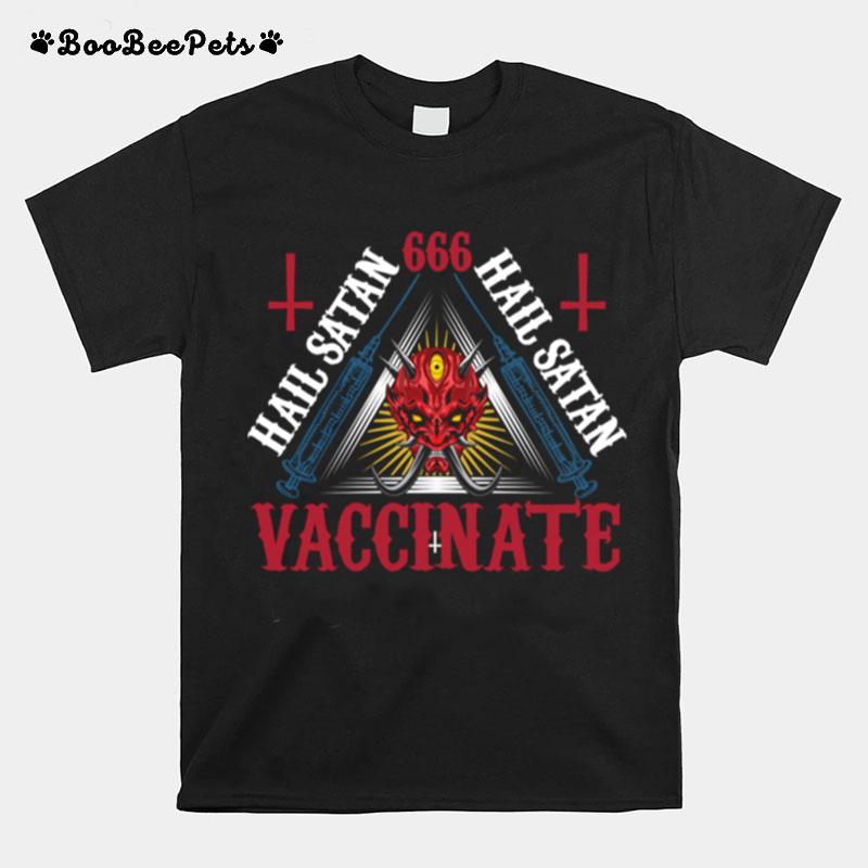 Evil Easter Virus Illuminati Pandemic Demon Vaccine T-Shirt