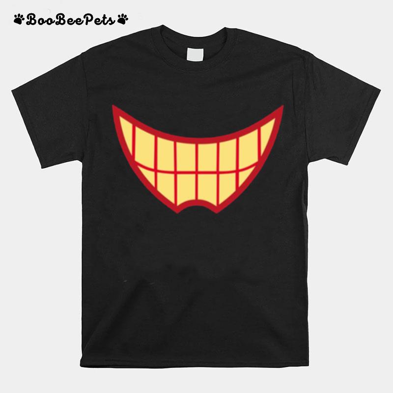 Evil Grin Smiley Mouth Graphic T-Shirt