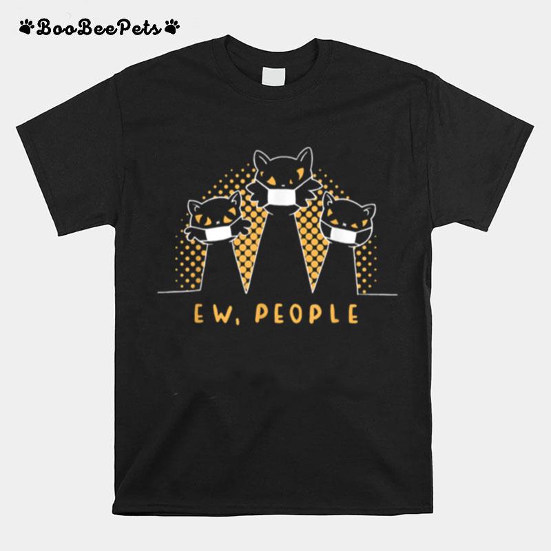 Ew People Meowy Cats Retro Cat Vintage T-Shirt