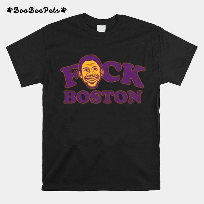 F Boston Los Angeles Basketball T-Shirt