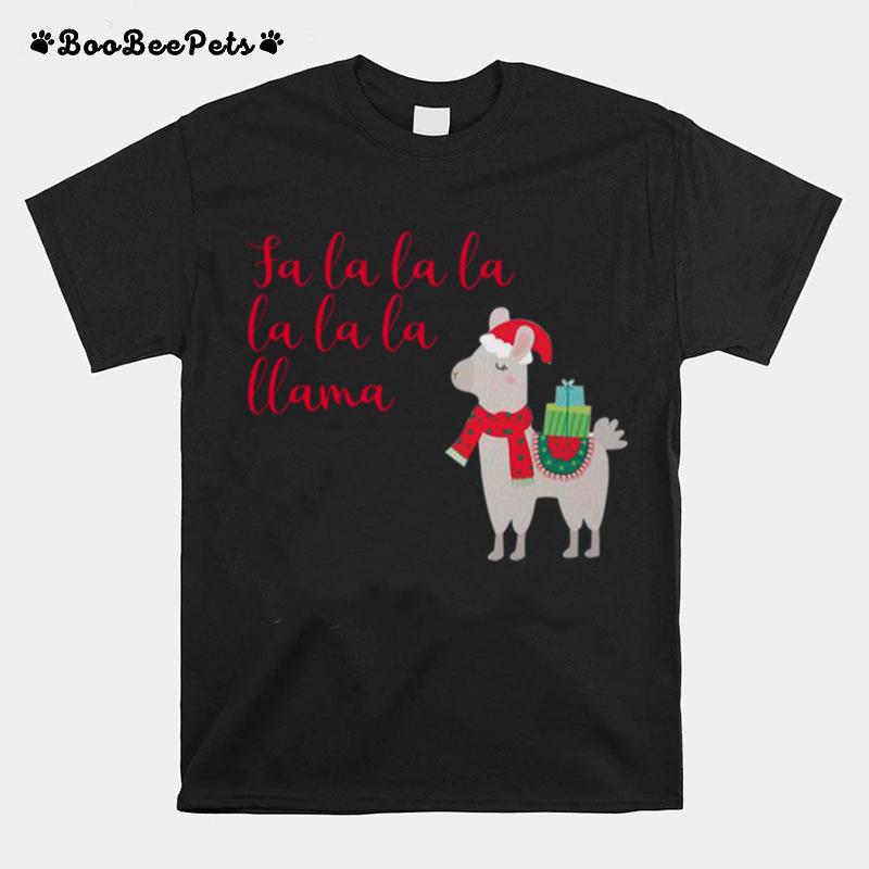 Fa La La La La La La Llama Christmas T-Shirt