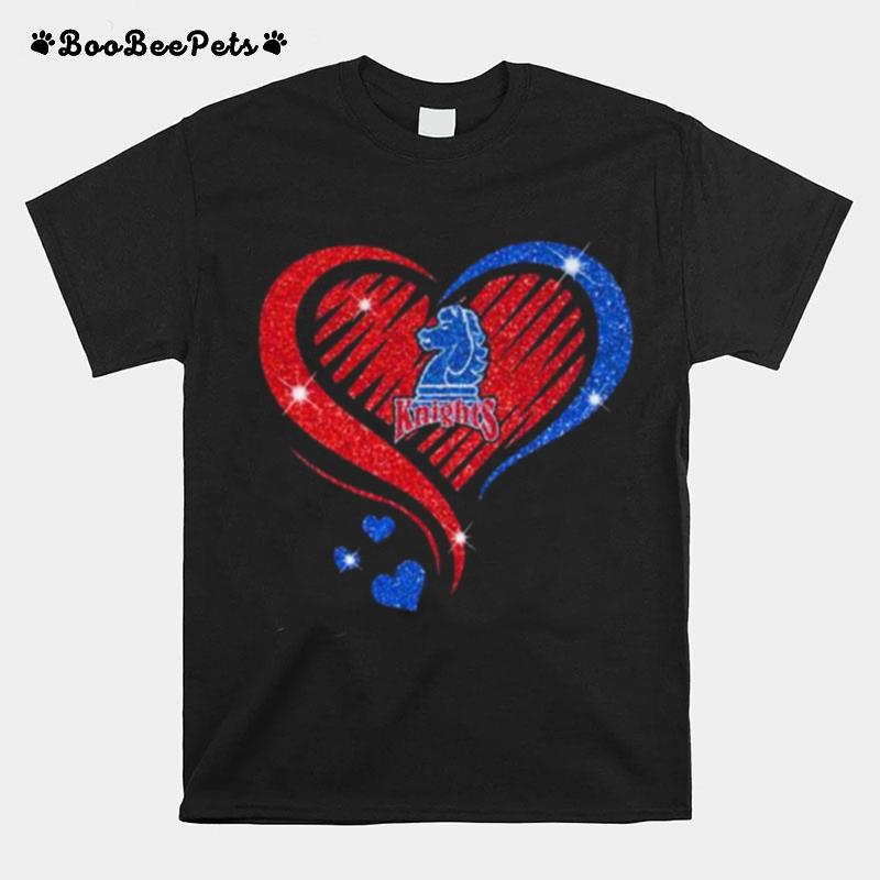 Fairleigh Dickinson Knights Diamond Heart T-Shirt