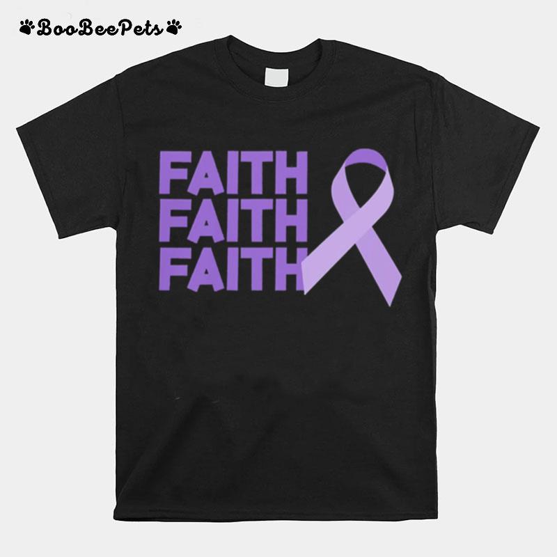 Faith Faith Faith Domestic Violence Awareness T-Shirt