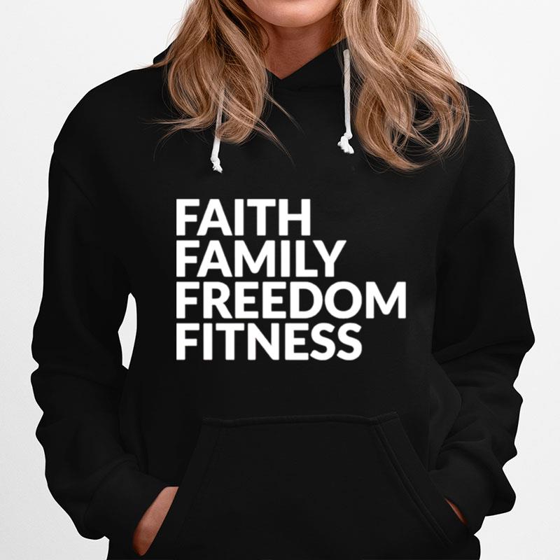 Faith Family Freedom Fitness Hoodie