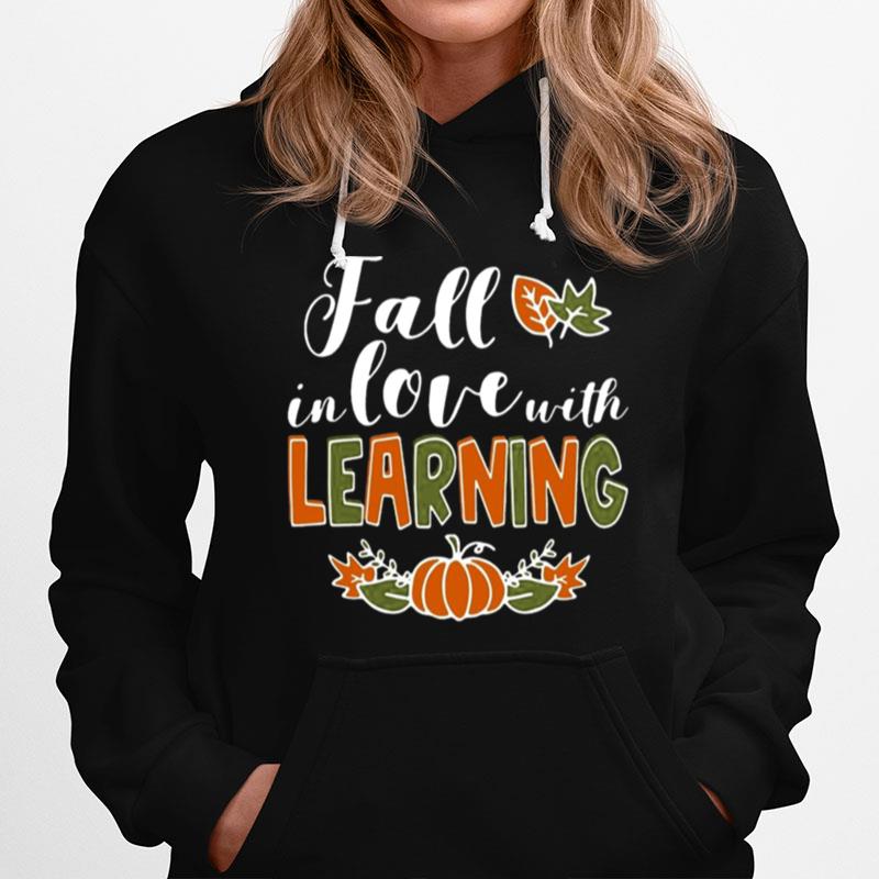 Fall In Love With Learning Pumpkin Hoodie