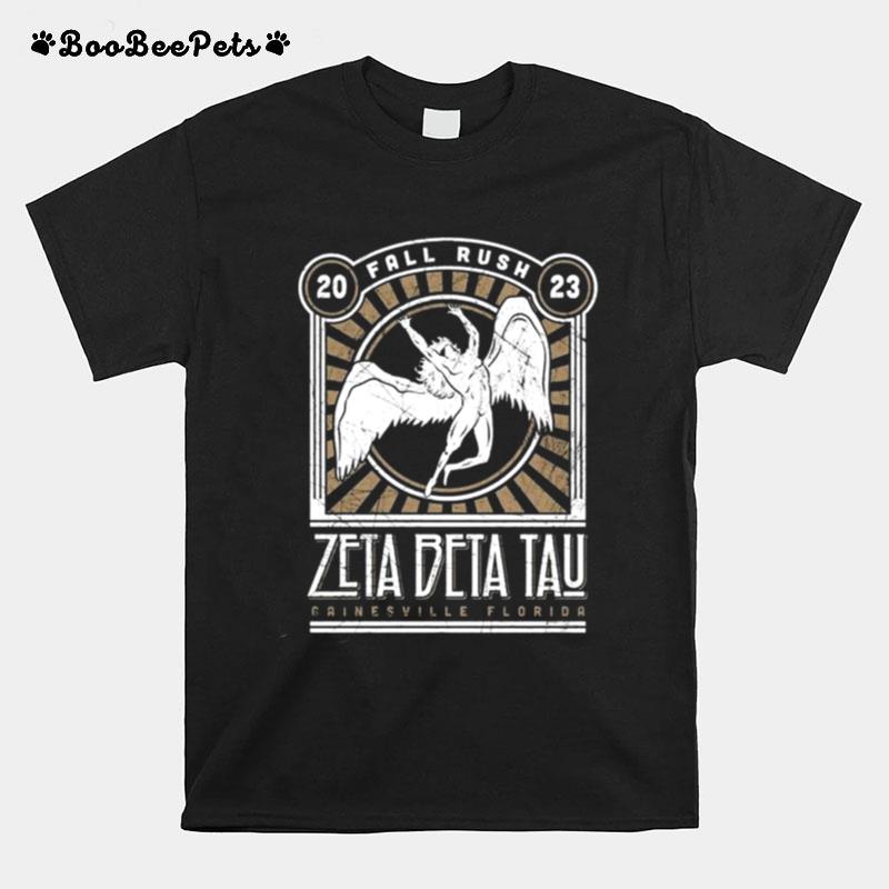 Fall Rush Zeta Beta Tau Gainesville Florida 2023 T-Shirt