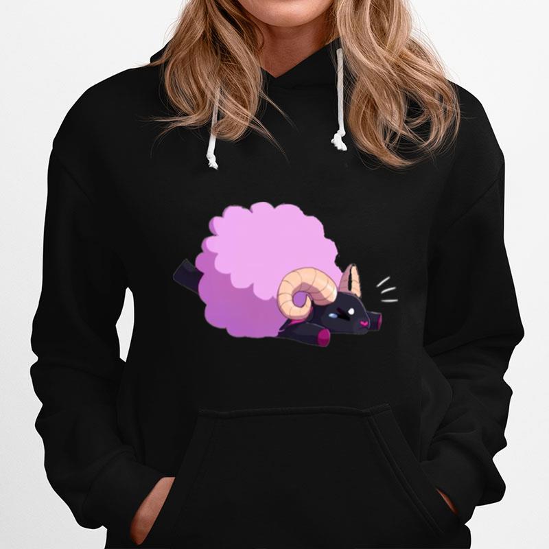Falling Sheep Pullover Purple Sheep Hoodie