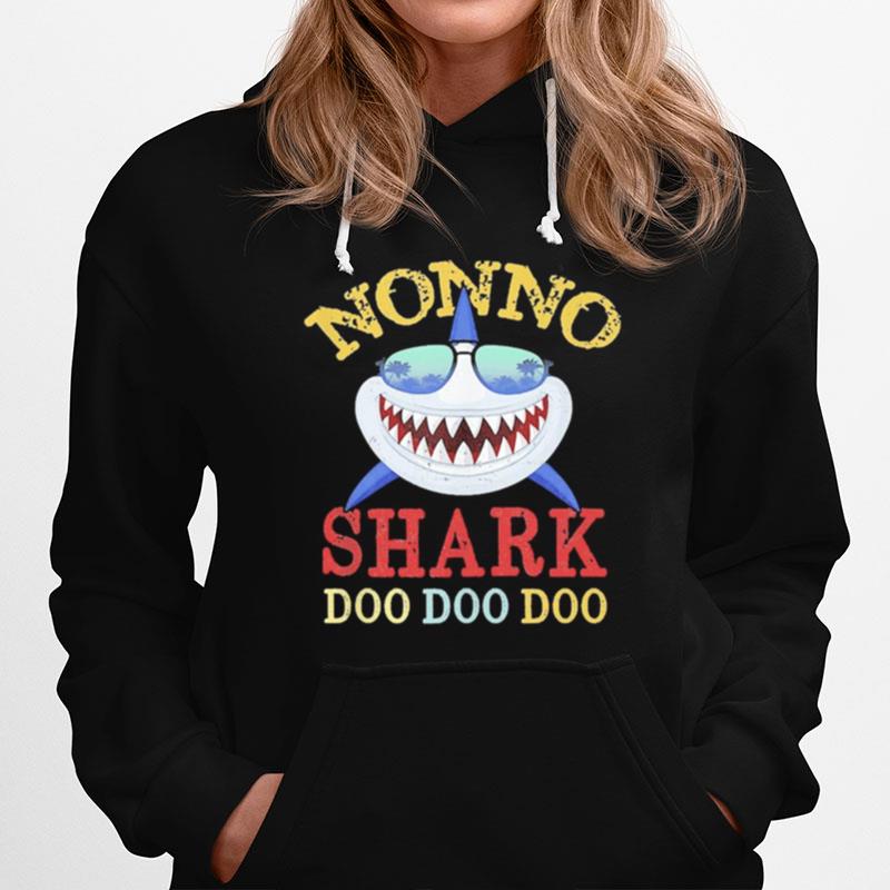 Family 365 Nonno Shark Fathers Day Hoodie