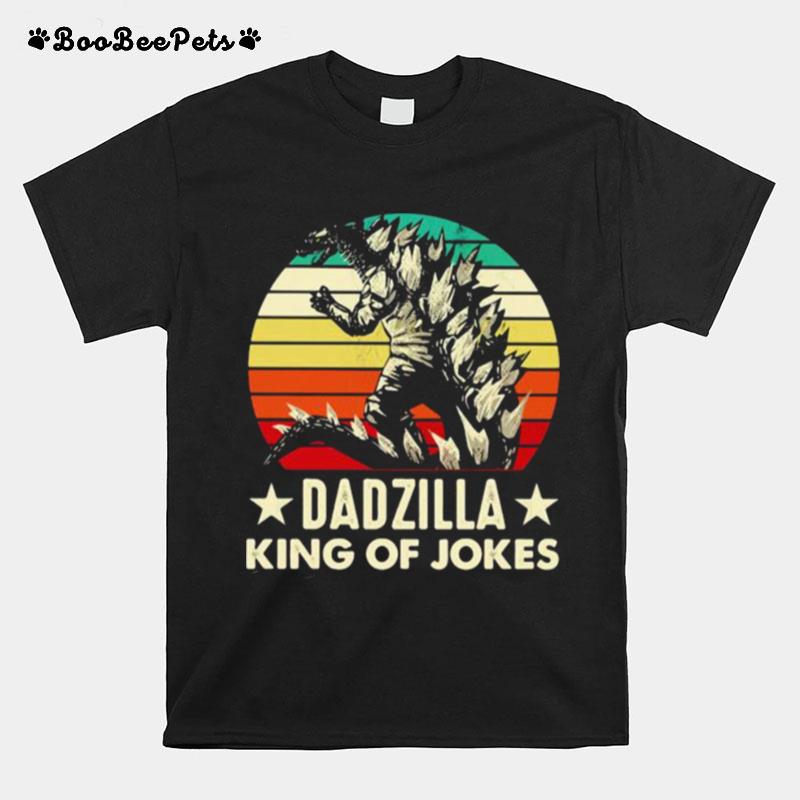 Family Dadzilla King Of Jokes Vintage T-Shirt