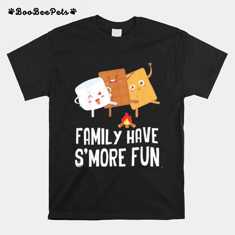 Family Smore Funny Matching Group Camping Camper T-Shirt