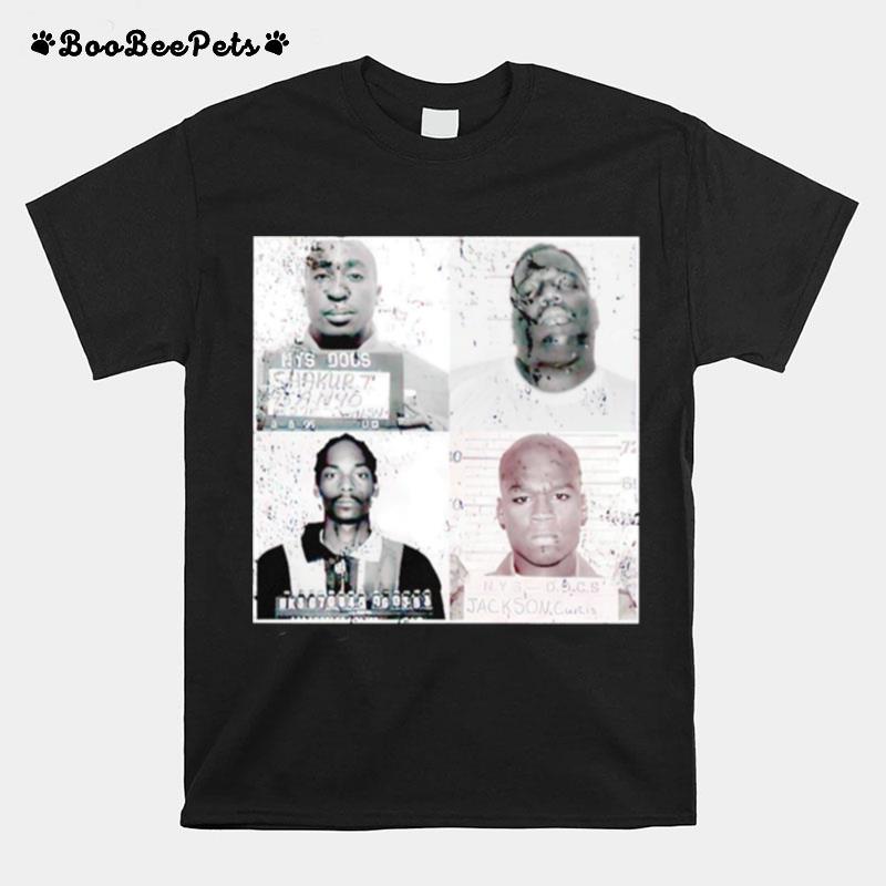 Famous Rappers Mugshots T-Shirt