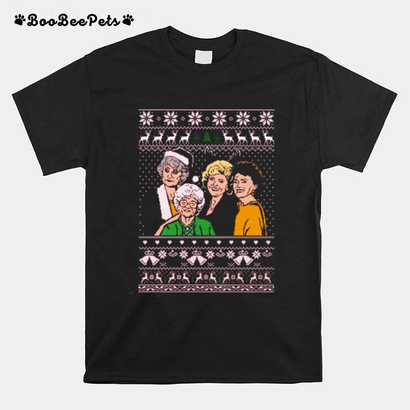 Fanart Golden Girls Ugly Christmas T-Shirt