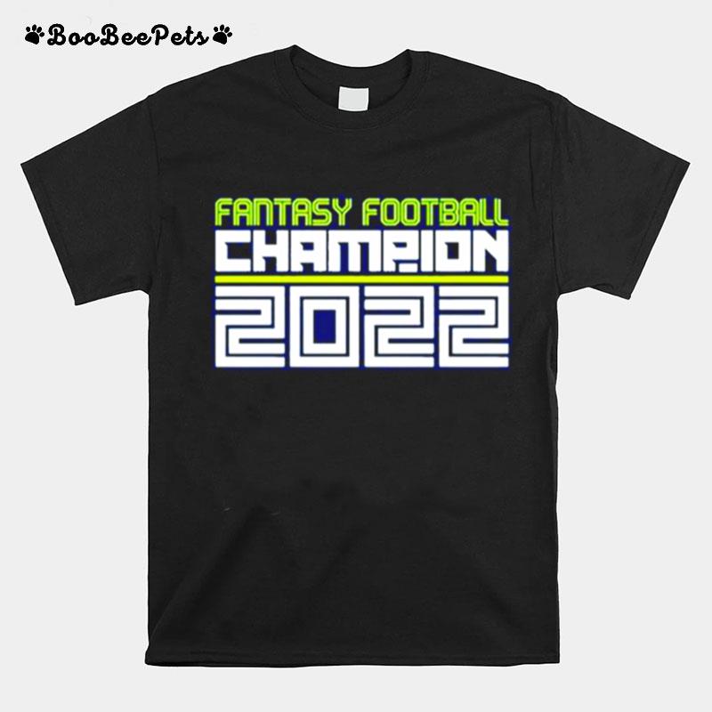 Fantasy Football Champion 2022 T-Shirt
