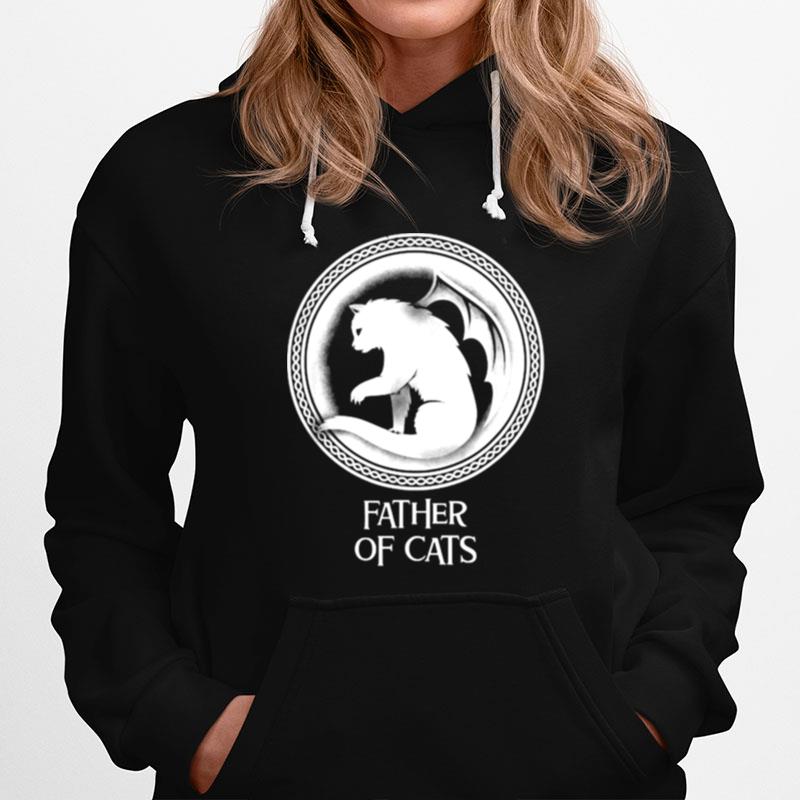 Father Of Cats Funny Dad Hoodie