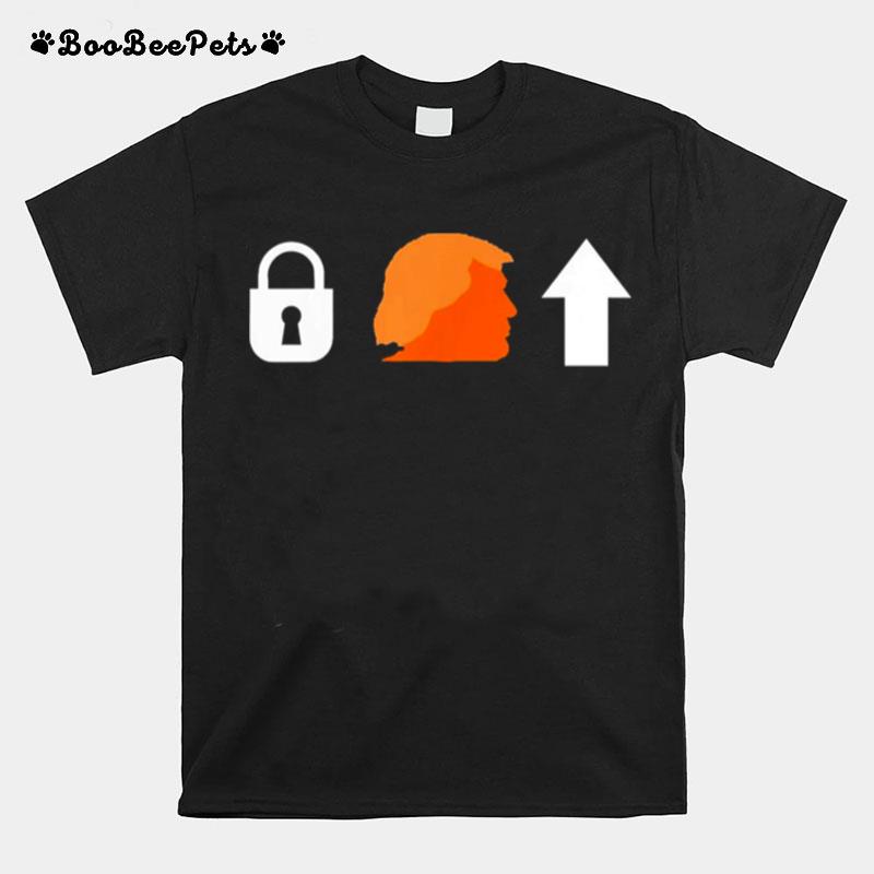 Fbi Searches Florida Trump Home Anti Trump Lock Him Up T-Shirt