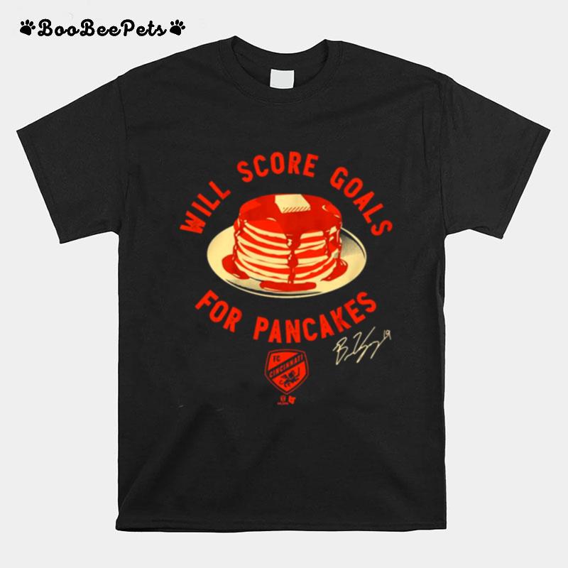 Fc Cincinnati Brandon Vazquez Pancakes Signature T-Shirt