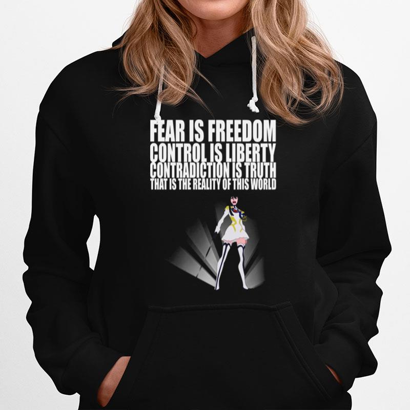 Fear If Freedom Control Is Liberty Satsuki Kiryuin Sama Kill La Kill Hoodie