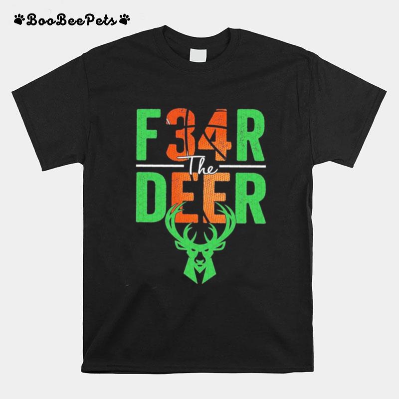 Fear The Deer Milwaukee Basketball And Hunting T-Shirt