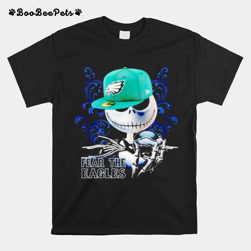 Fear The Philadelphia Eagles Jack Skellington T-Shirt