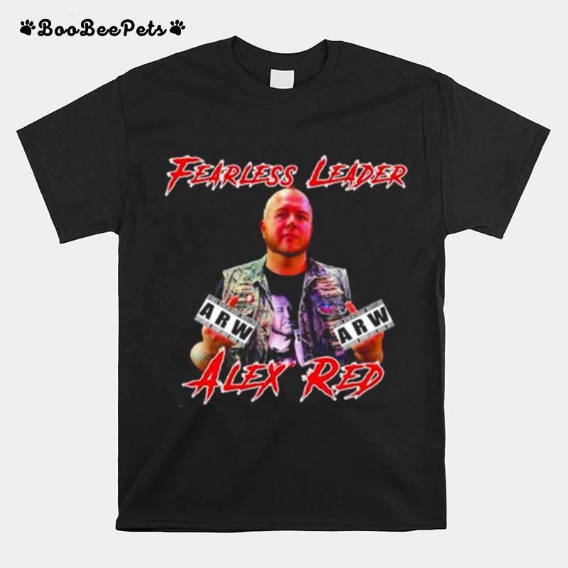 Fearless Leader Alex Red Atomic Revolutionary Wrestling T-Shirt