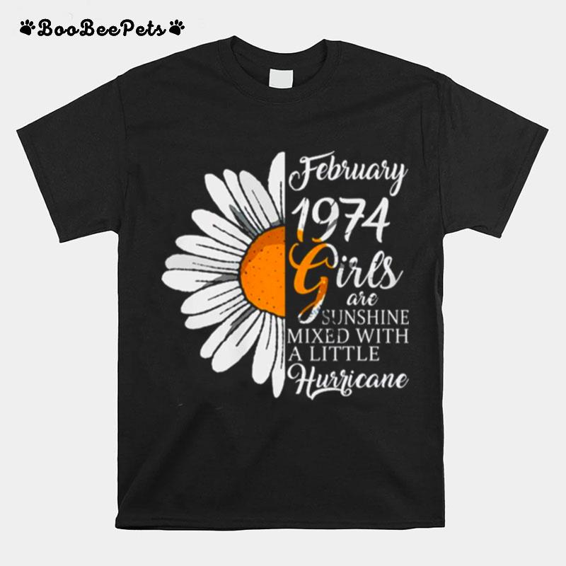 February Girl 1974 Tshirt 47 Years Old 47Th Birthday T-Shirt