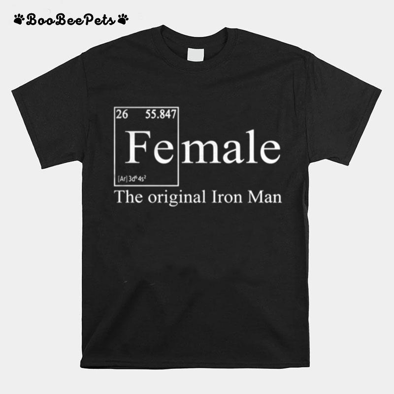 Female The Orginal Iron Man T-Shirt