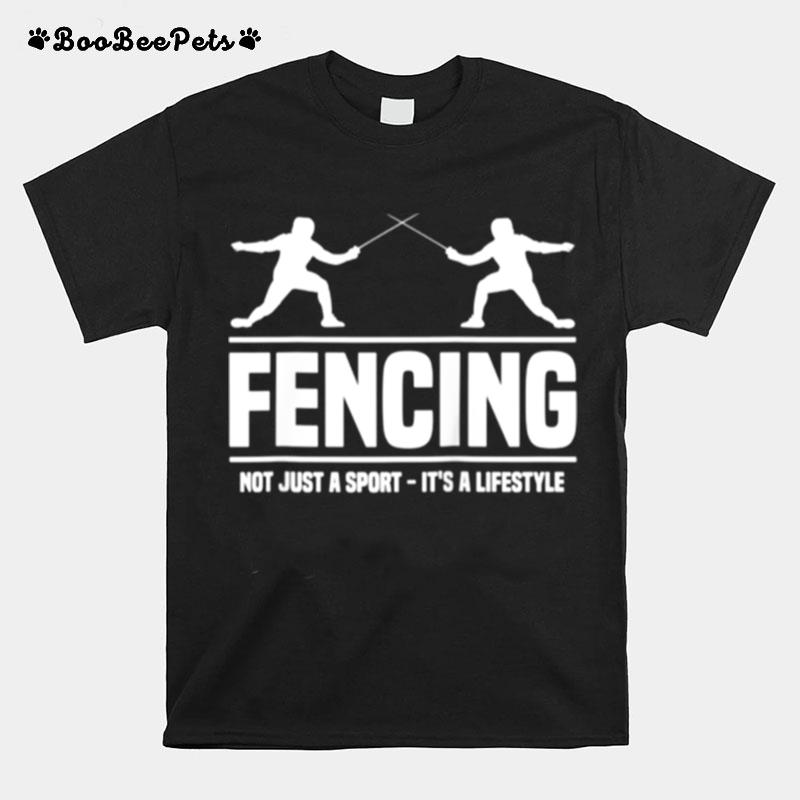 Fencer Fencing Sports Sword Fighting Fencing T-Shirt