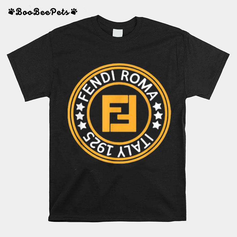 Fendi Roma Italy 1925 Stars T-Shirt