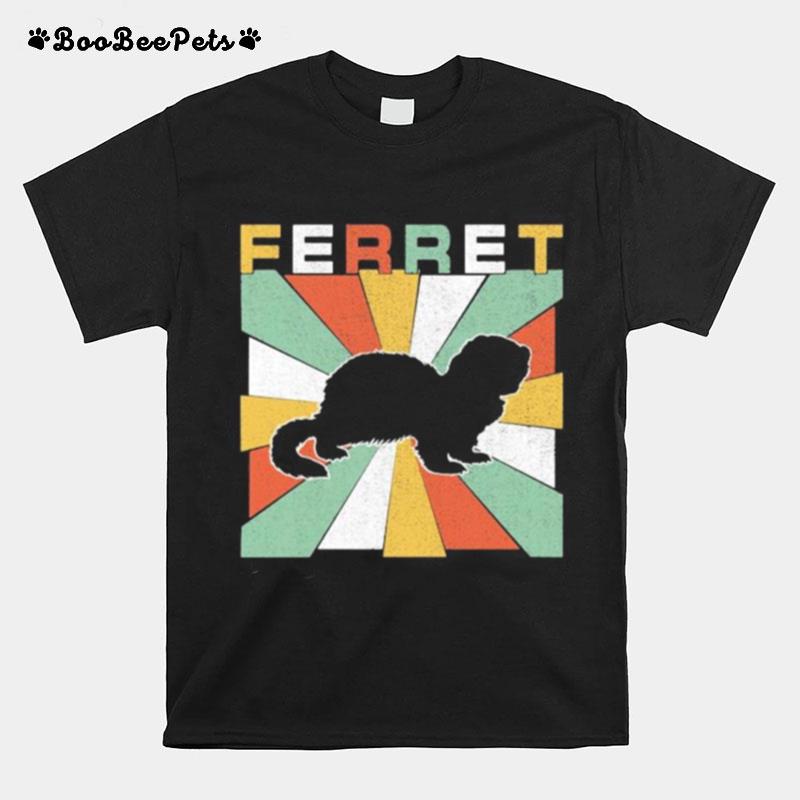 Ferret Vintage Retro T-Shirt