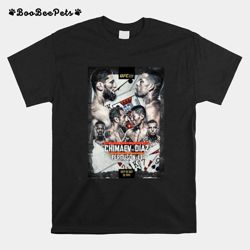 Fight Me Chimaev Vs Diaz Ufc Fighter T-Shirt