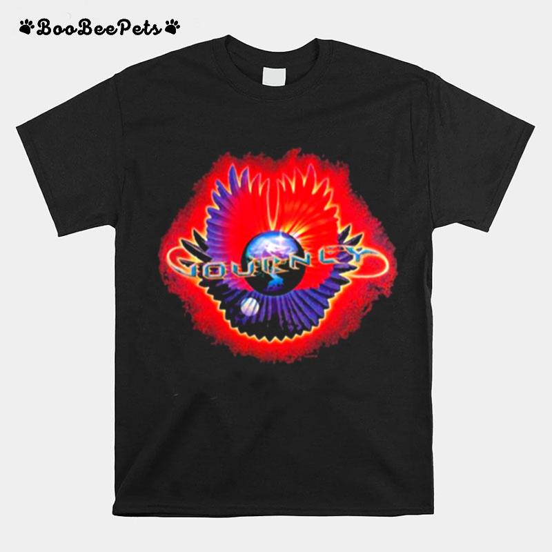 Fire Logo Rock Band Music Journey T-Shirt