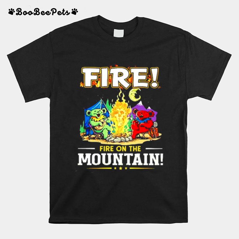 Fire On The Mountain Camping T-Shirt