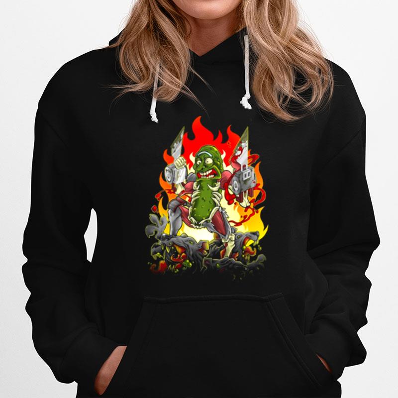 Fired Pickle Rick And Morty Hoodie