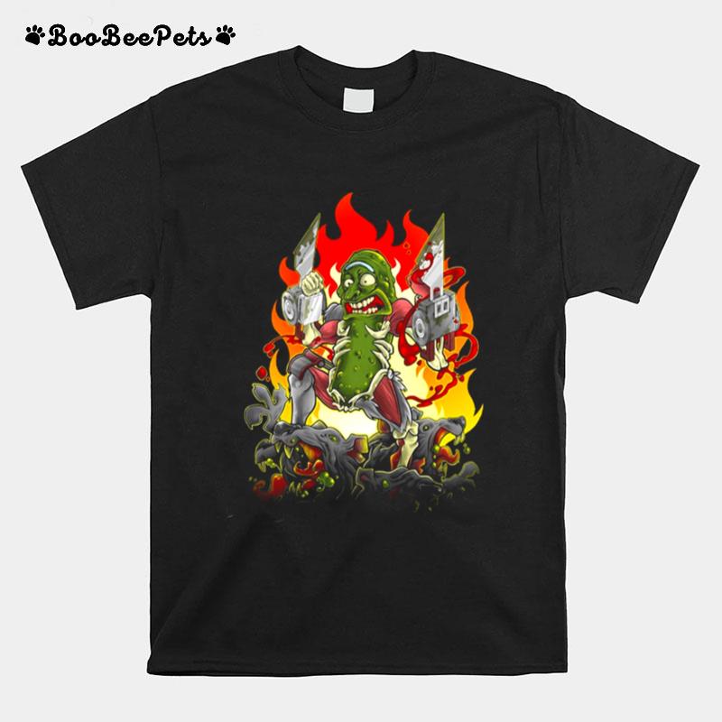 Fired Pickle Rick And Morty T-Shirt