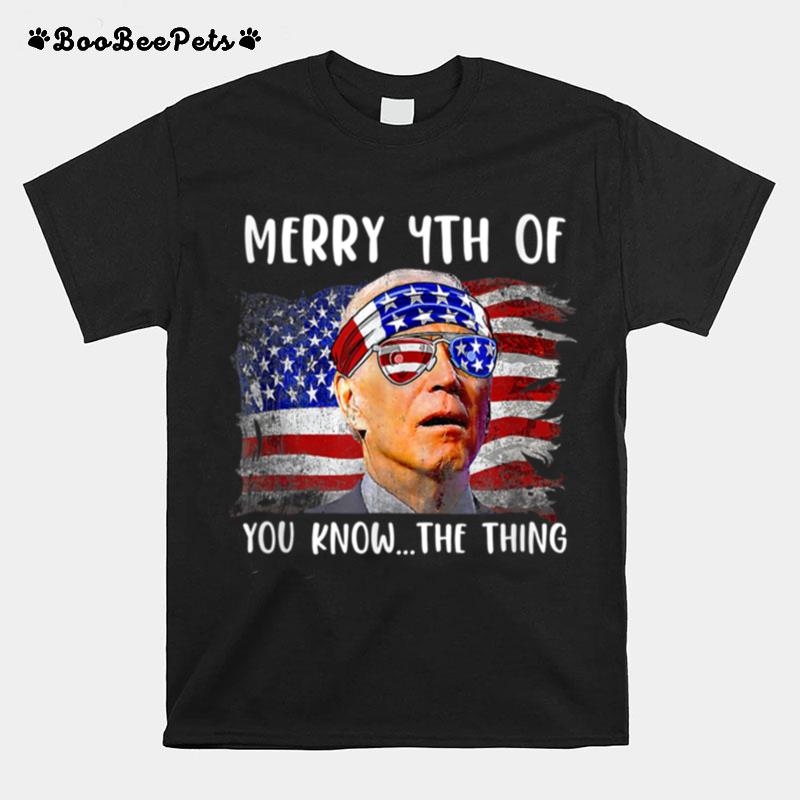 Fireworks Merica Biden Uh Confused Merry Happy 4Th Of You T B0B518Ykrc T-Shirt