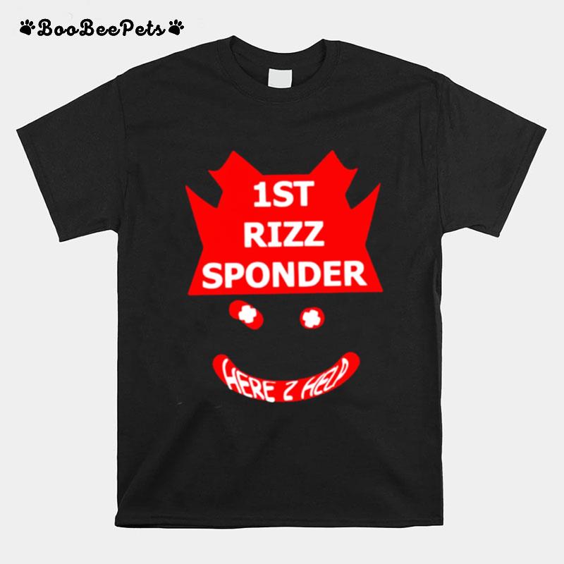 First Rizzsponder T-Shirt