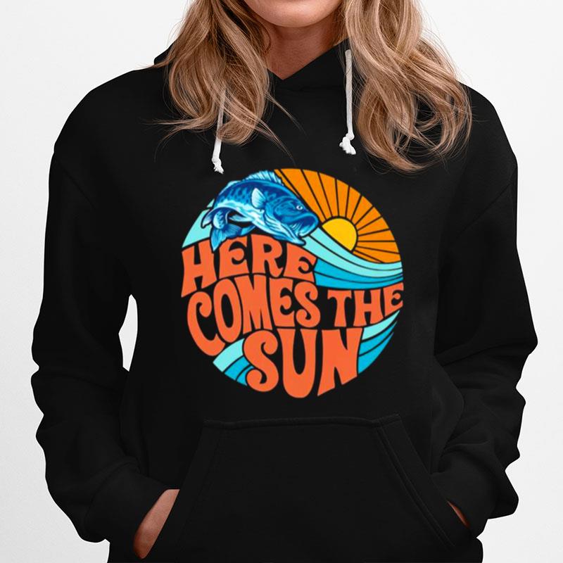 Fish Here Comes The Sun Hoodie