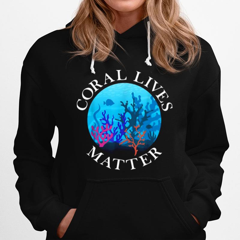 Fish Ocean Coral Lives Matter Hoodie