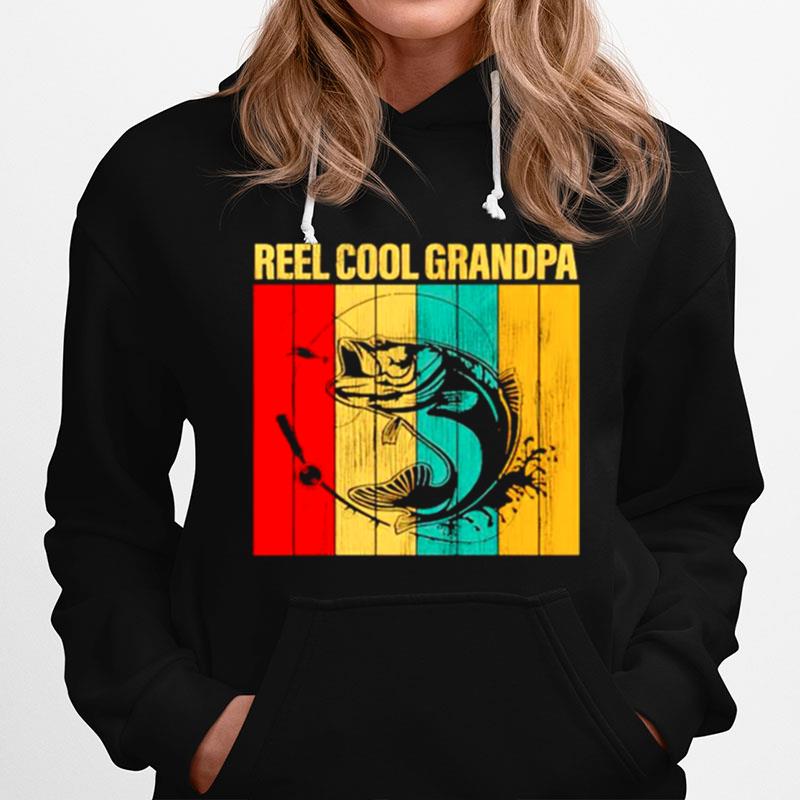 Fishing Reel Cool Grandpa Hoodie