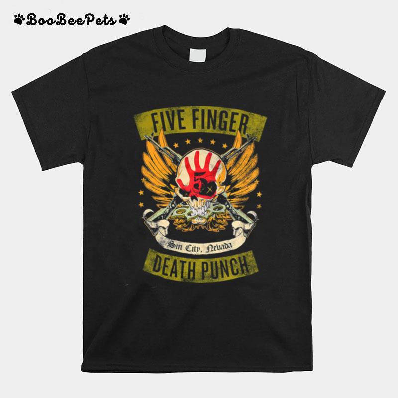 Five Finger Death Punch Locked Loaded T-Shirt