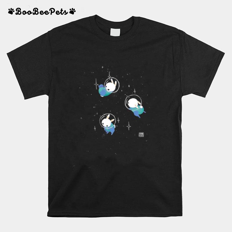 Floating In Space Bunnies T-Shirt