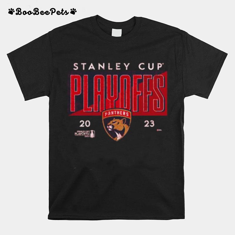 Florida Panthers 2023 Stanley Cup Playoff Participant Crease T-Shirt