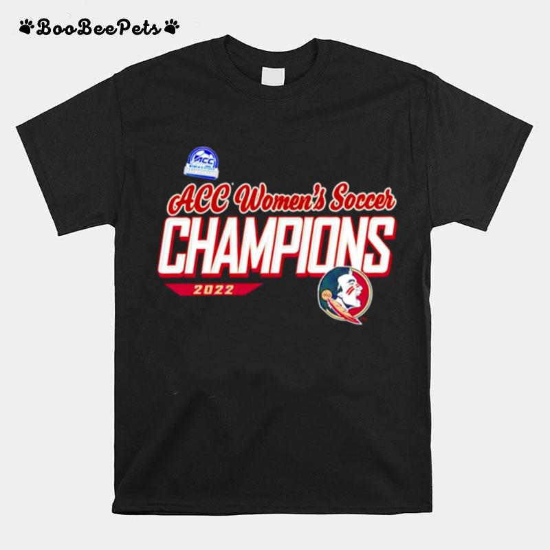 Florida State 2022 Acc Womens Soccer Champions T-Shirt
