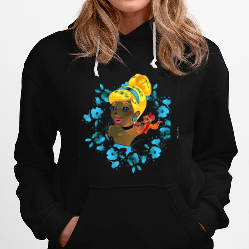 Flower Frame And Mice Cinderella Hoodie