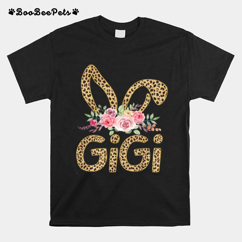 Flower Gigi Leopard Bunny T-Shirt