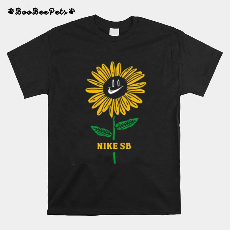 Flowers Nike Logo Sb Face T-Shirt